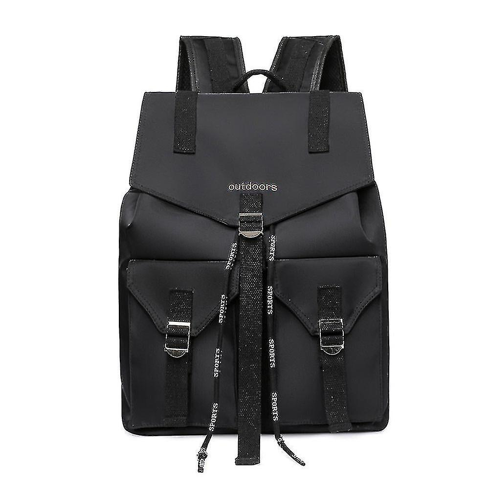 Foto 2 pulgar | Mochila Huoguo Para Mujer, Impermeable, De Nailon, Negra - Venta Internacional.