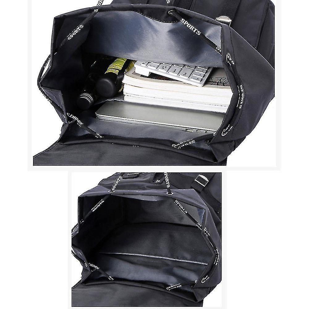 Foto 3 pulgar | Mochila Huoguo Para Mujer, Impermeable, De Nailon, Negra - Venta Internacional.