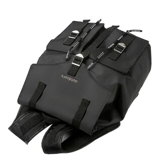 Foto 3 | Mochila Huoguo Para Mujer, Impermeable, De Nailon, Negra - Venta Internacional.
