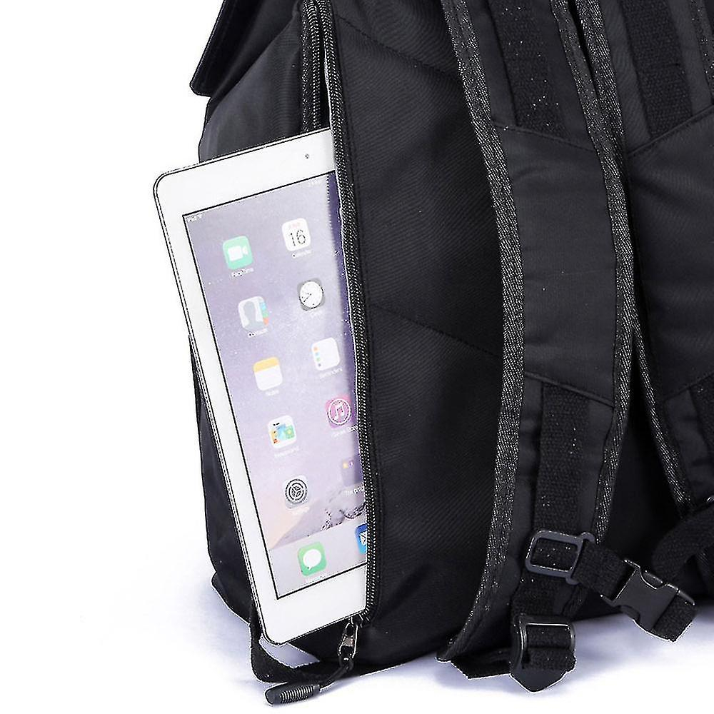 Foto 5 pulgar | Mochila Huoguo Para Mujer, Impermeable, De Nailon, Negra - Venta Internacional.
