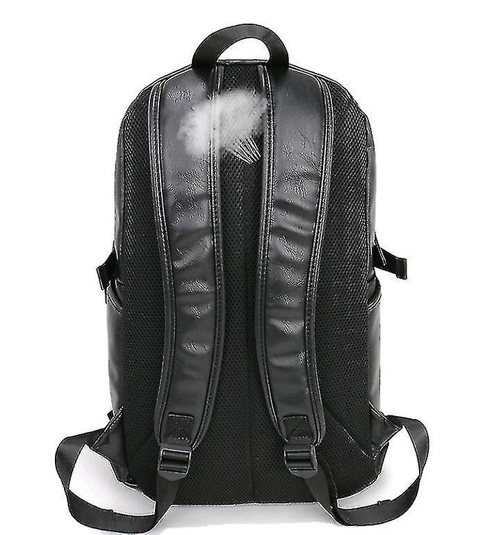 Foto 3 pulgar | Mochila Huoguo, Casual, De Viaje, Para Ordenador, Piel Sintética, Negra - Venta Internacional.