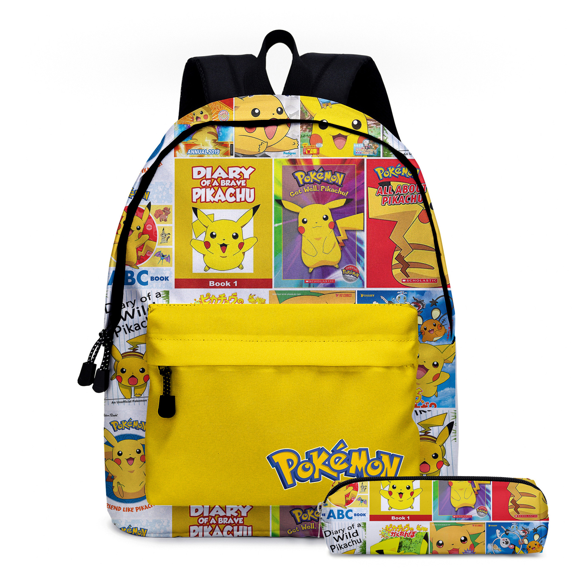 Foto 2 pulgar | Set De Mochila Pokémon Pikachu, Mochila Escolar, Estuche Para Lápices - Venta Internacional.