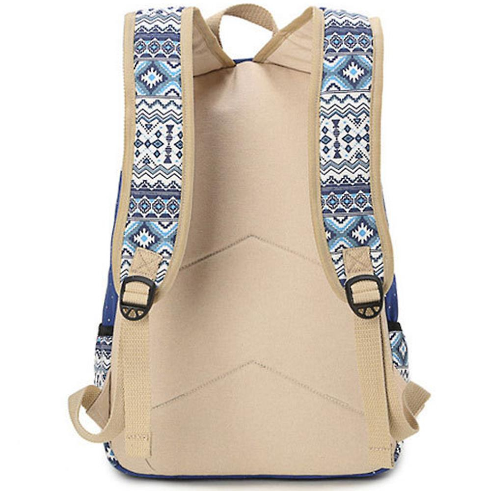 Foto 3 pulgar | Mochila Sanlin Beans De Lona Impermeable, Juego De 7 Piezas Royal Bl - Venta Internacional.