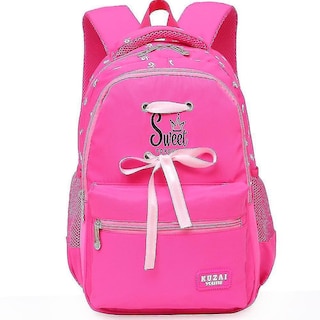 Foto 1 | Mochila Huoguo Rose Red Para Niña De Primaria Impermeable - Venta Internacional.
