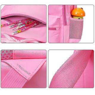 Foto 3 | Mochila Huoguo Rose Red Para Niña De Primaria Impermeable - Venta Internacional.