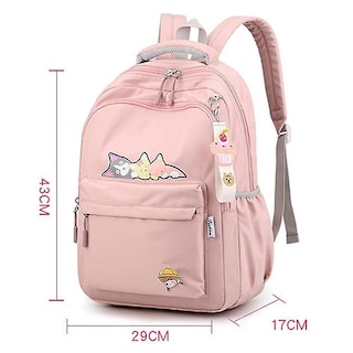 Foto 5 | Mochila Huoguo Youthful Vitality Para Estudiantes De Secundaria, Gris - Venta Internacional.
