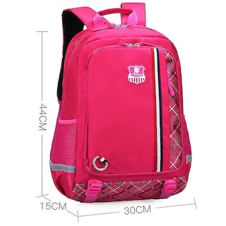 Foto 4 | Mochila Huoguo Infantil Escolar Escolar Rosa Nylon - Venta Internacional.