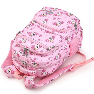 Foto 4 | Mochila Huoguo Para Niñas De Primaria Y Secundaria Azul Marino - Venta Internacional.