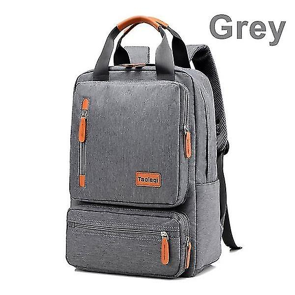 Mochila Huoguo Fashion Laptop Super Ligera Resistente Al Agua Gris - Venta Internacional.