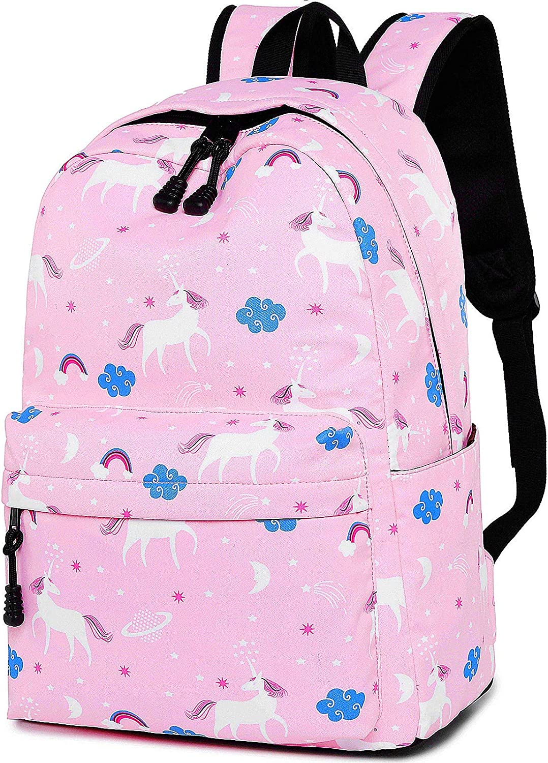 Foto 2 pulgar | Mochila Escolar Huoguo Unicorn Impermeable Para Mujeres Y Niñas, Color Rosa - Venta Internacional.