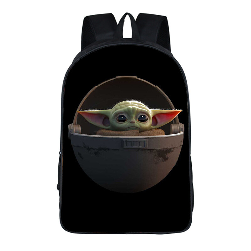 Mochila Escolar Sanlin Beans Baby Yoda Kids De Poliéster - Venta Internacional.