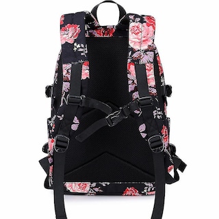 Foto 3 | Mochila Escolar Huoguo, Casual, Para Estudiantes, Impermeable, Negra - Venta Internacional.