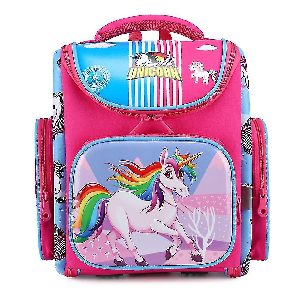 Mochila Huoguo Cartoon Para Niños Impermeable Rosa 36-55l - Venta Internacional.