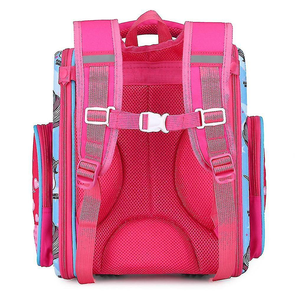 Foto 3 pulgar | Mochila Huoguo Cartoon Para Niños Impermeable Rosa 36-55l - Venta Internacional.