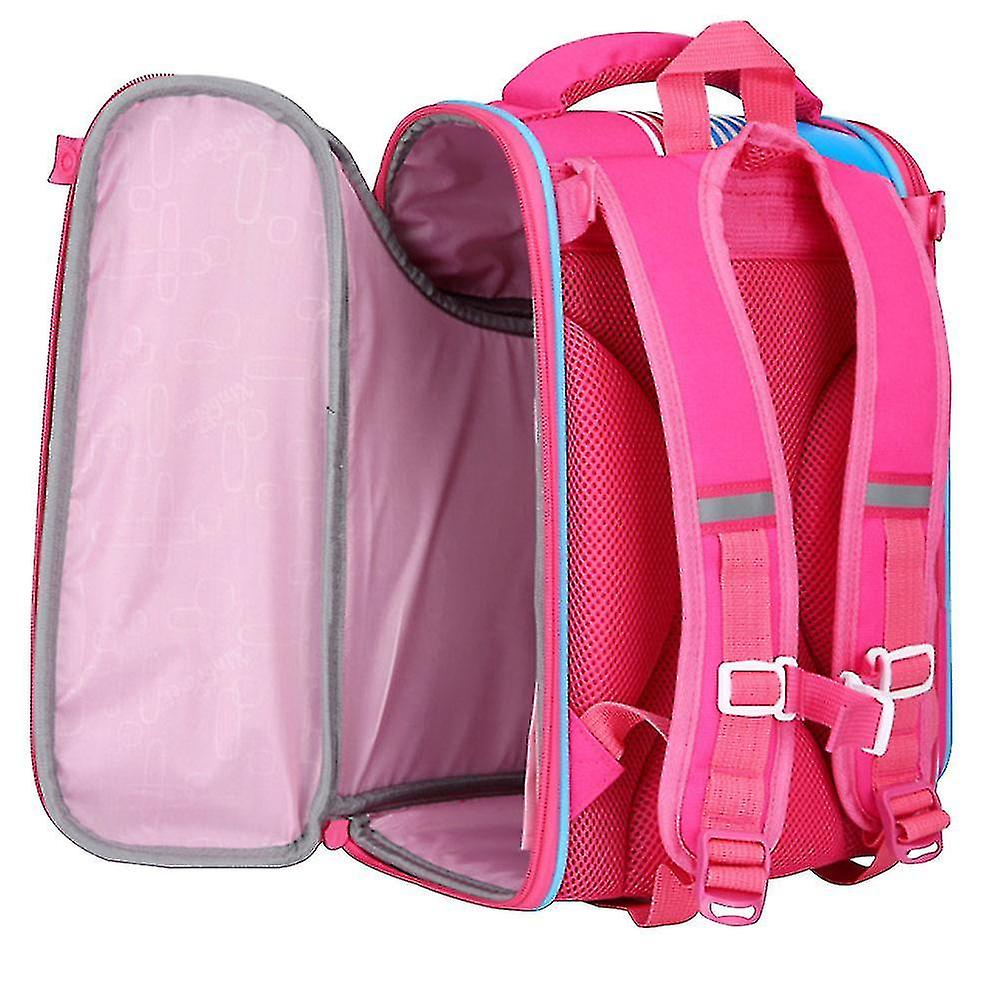 Foto 5 pulgar | Mochila Huoguo Cartoon Para Niños Impermeable Rosa 36-55l - Venta Internacional.