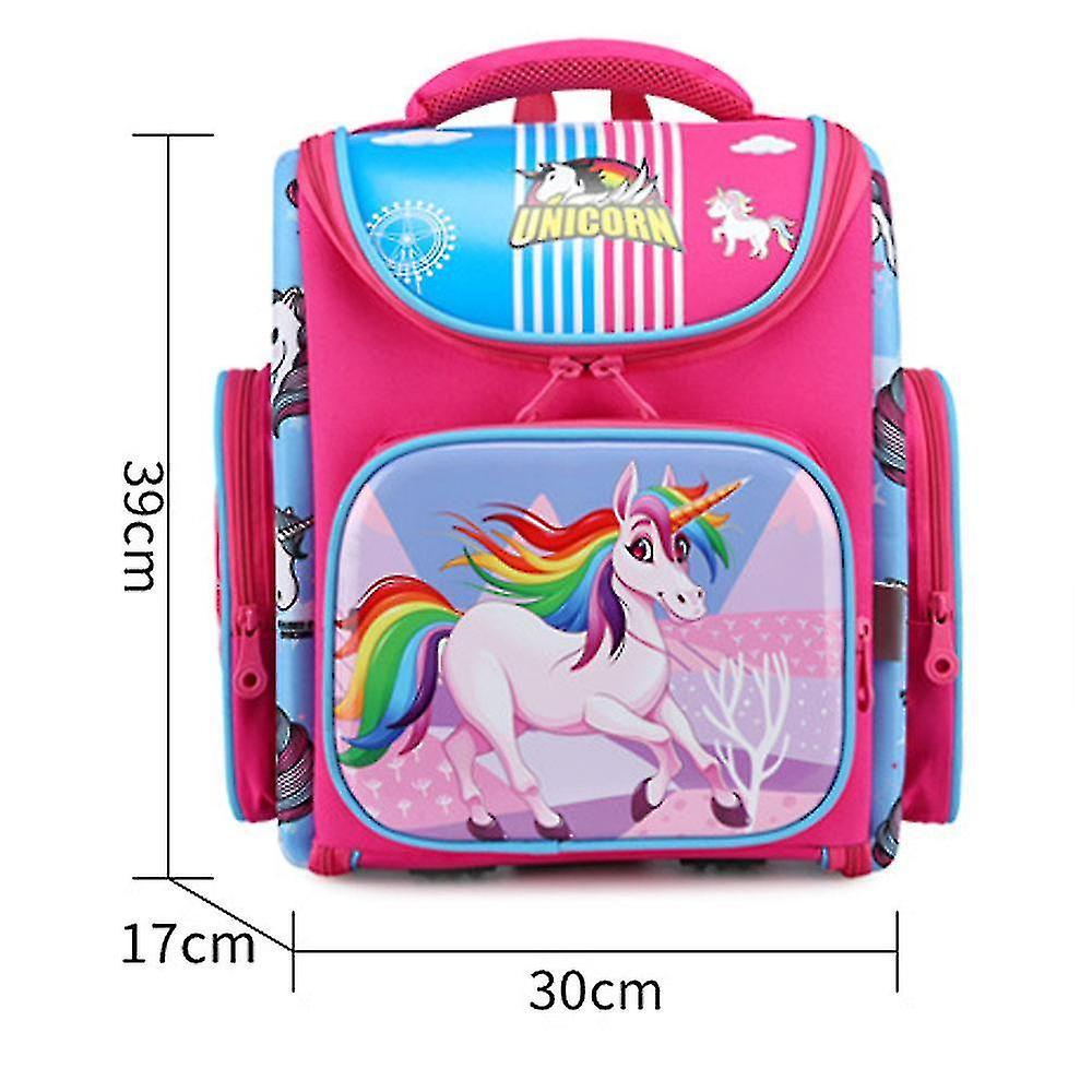 Foto 6 pulgar | Mochila Huoguo Cartoon Para Niños Impermeable Rosa 36-55l - Venta Internacional.