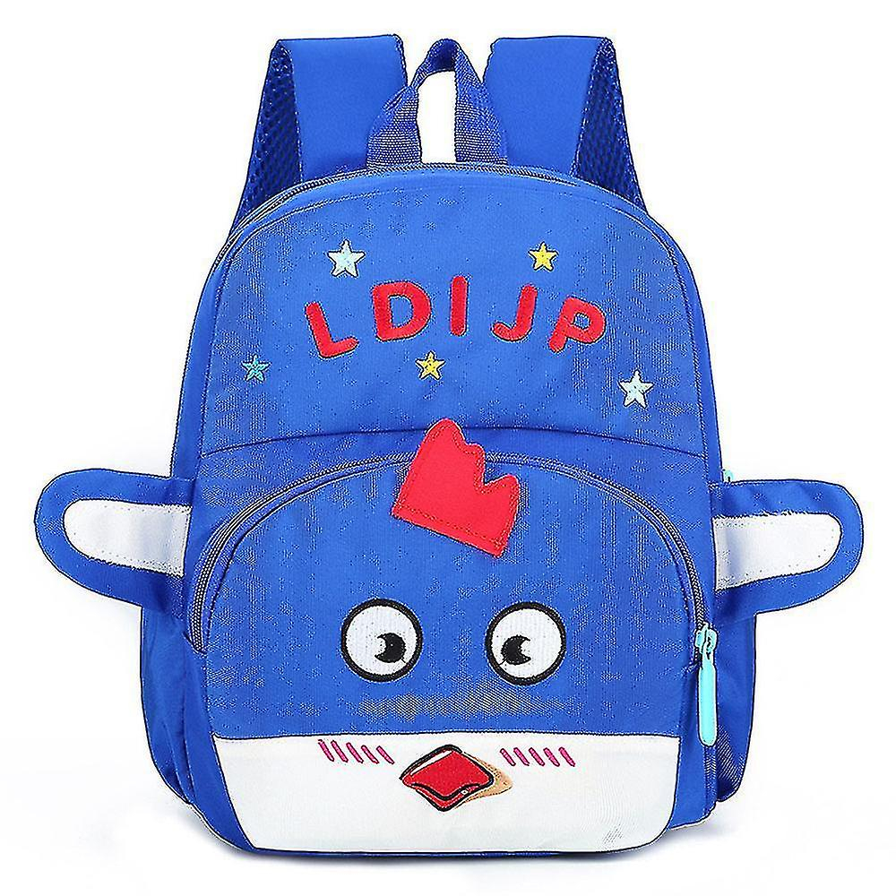 Foto 2 pulgar | Mochila Huoguo Kindergarten Para Niños Con Dibujos Animados De Pájaro Azul - Venta Internacional.