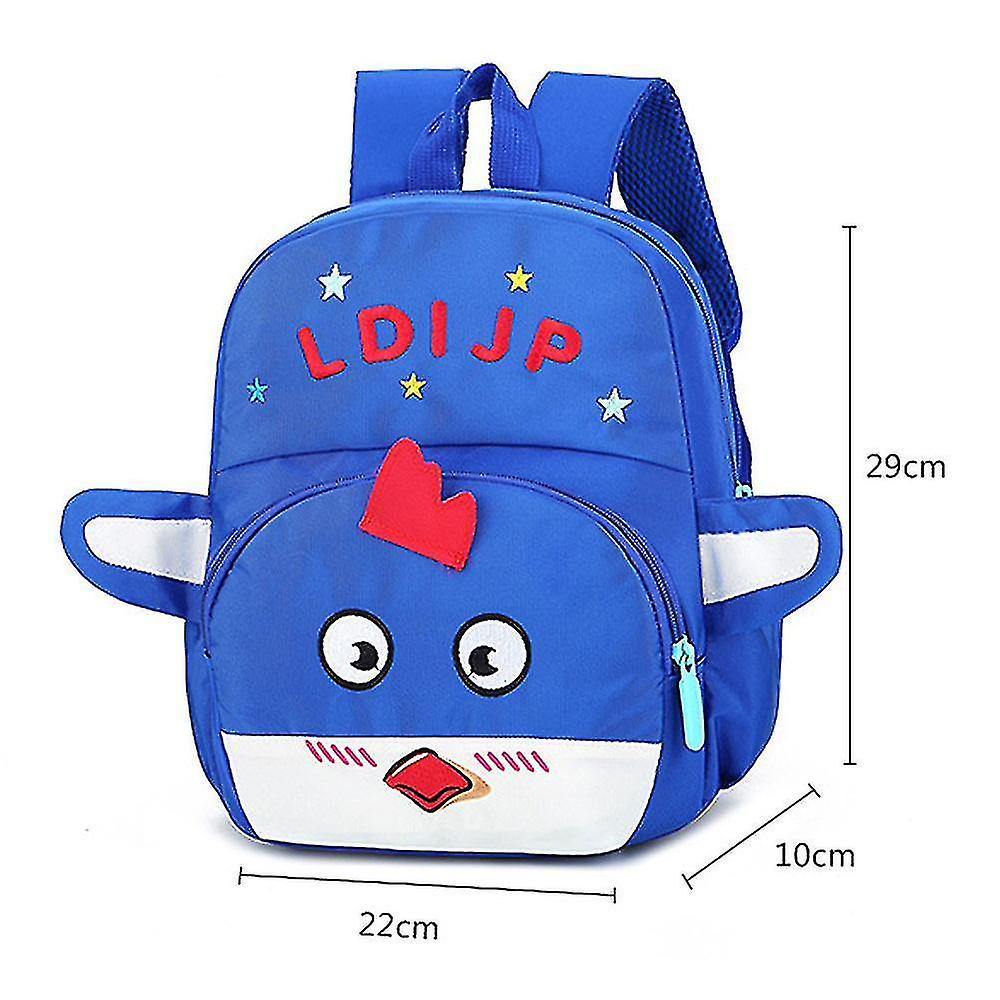 Foto 6 pulgar | Mochila Huoguo Kindergarten Para Niños Con Dibujos Animados De Pájaro Azul - Venta Internacional.