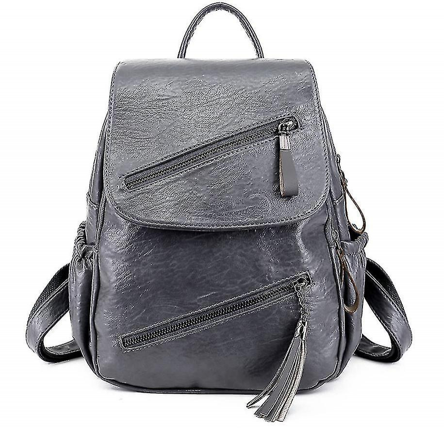 Foto 4 | Mochila Huoguo College Shoulder Harbor Brown 25x14x32cm - Venta Internacional.