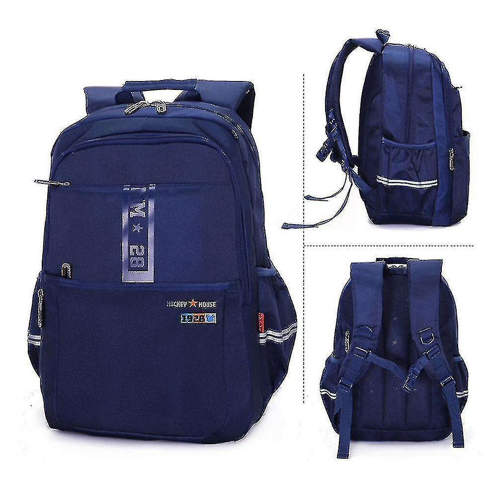 Mochila Huoguo De Poliéster Azul Marino Impermeable Para Niños De 1 A 3 Años - Venta Internacional.