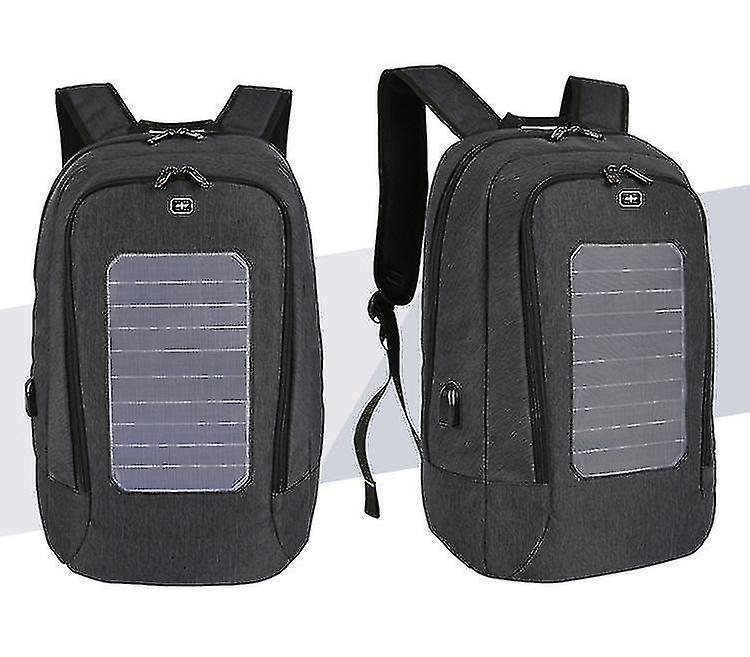 Foto 2 pulgar | Mochila Huoguo Para Hombre, Viaje De Negocios, Carga Solar, Azul - Venta Internacional.