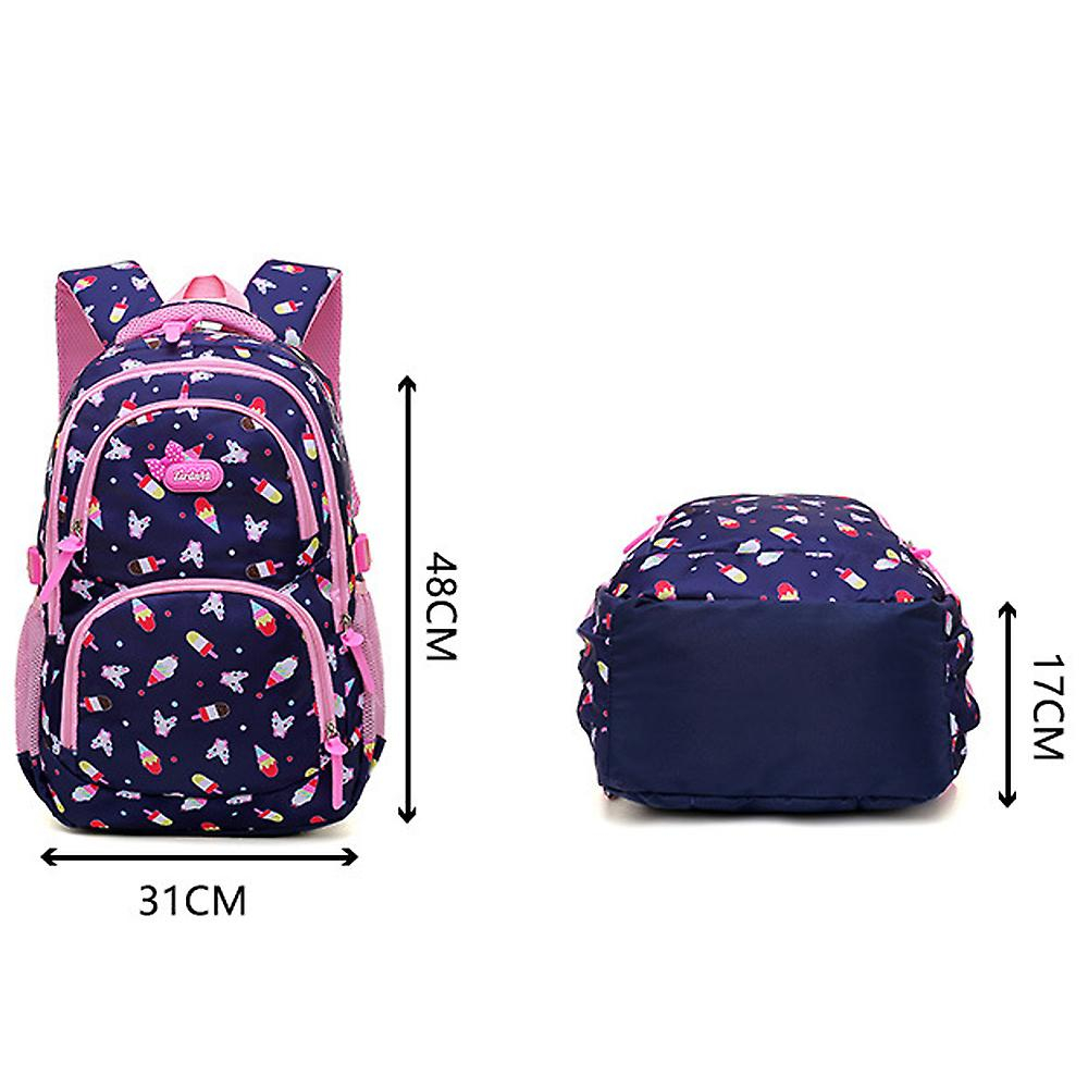 Foto 2 | Mochila Escolar Sanlin Beans De Nailon Impermeable Para Niñas, De Grado 3 A 4, 5 - Venta Internacional.