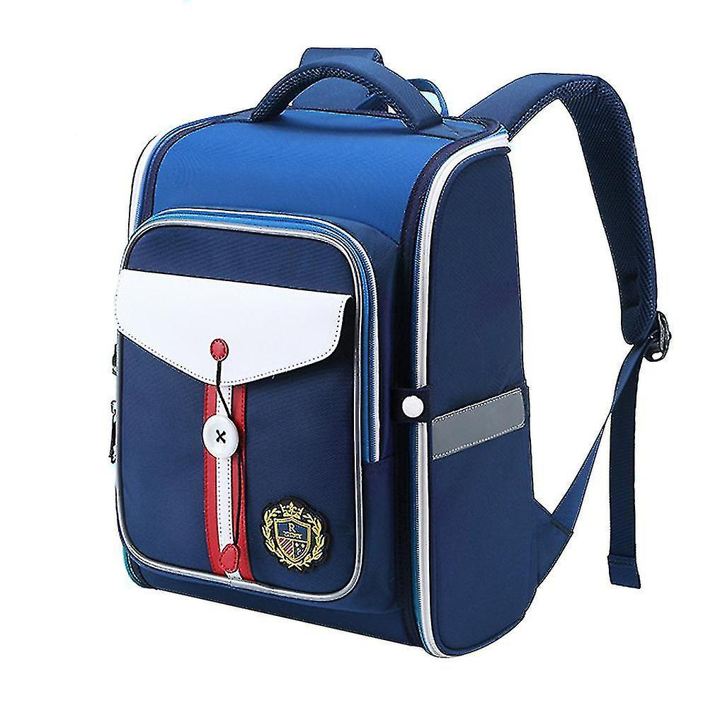 Mochila Huoguo Ligera Para Niños Azul 30x19x39cm - Venta Internacional.