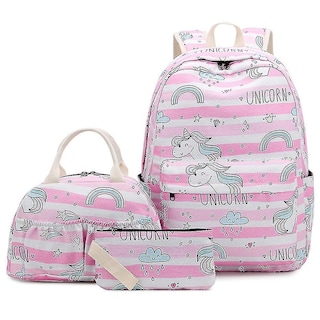 Foto 1 | Mochila Huoguo De Tres Piezas Para Colegialas Y Niños Pin - Venta Internacional.