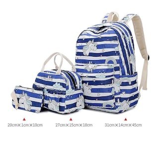 Foto 5 | Mochila Huoguo De Tres Piezas Para Colegialas Y Niños Pin - Venta Internacional.