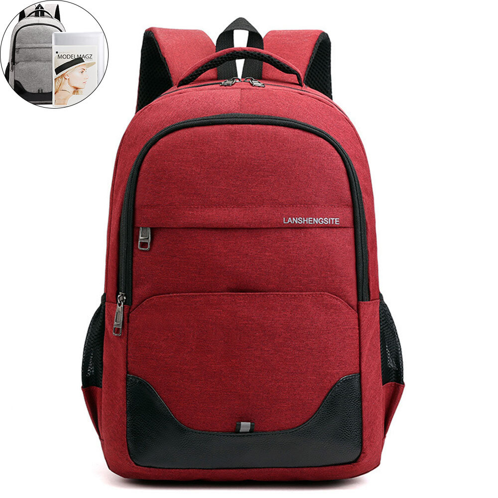 Foto 3 pulgar | Mochila Deportiva Sanlin Beans Para Hombre, Tamaño Grande, Color Rojo - Venta Internacional.