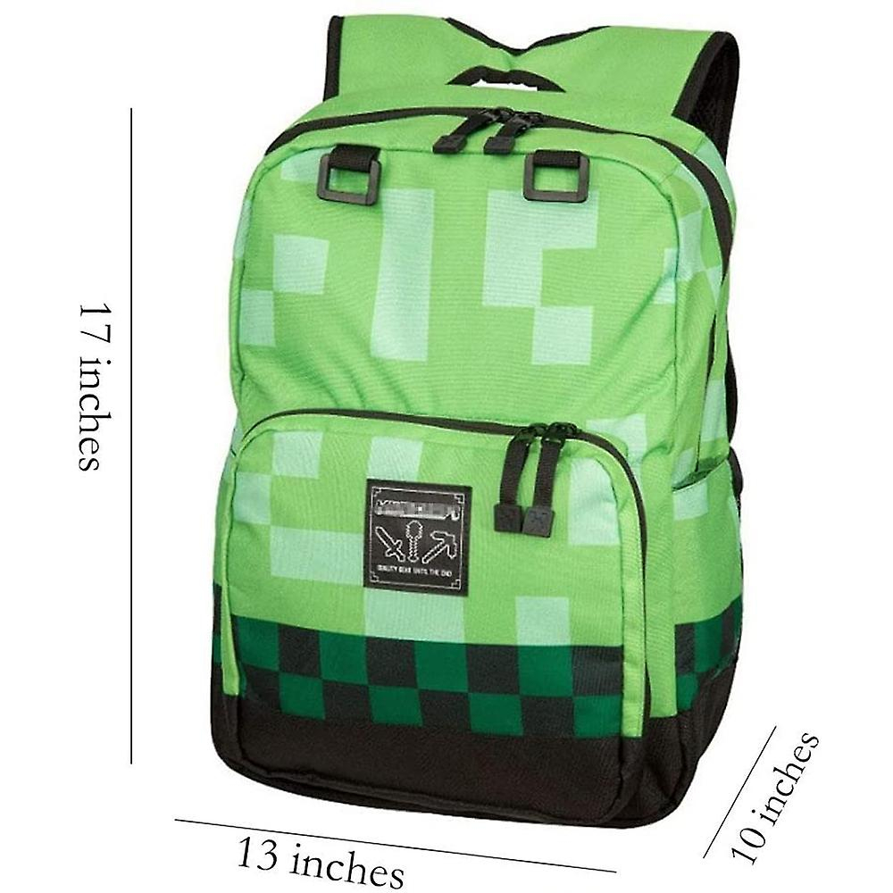 Foto 5 pulgar | Mochila Escolar Sanlin Beans Minecraft Anime Para Niños - Venta Internacional.