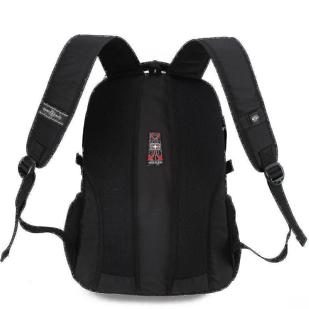 Foto 3 pulgar | Mochila Huoguo Para Ordenador Portátil Para Hombre, Bolsa De Viaje Para La Escuela Secundaria, Negra - Venta Interna