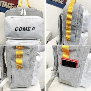 Foto 3 | Mochila Huoguo De Tela Oxford Negra Impermeable Para Hombre - Venta Internacional.