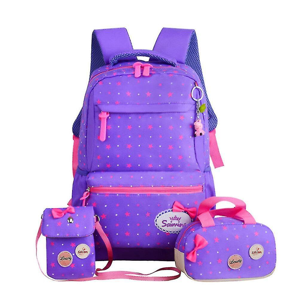 Foto 2 pulgar | Mochila Huoguo, 1 Juego De Bolsas De Almacenamiento De Libros Escolares Para Niños - Venta Internacional.