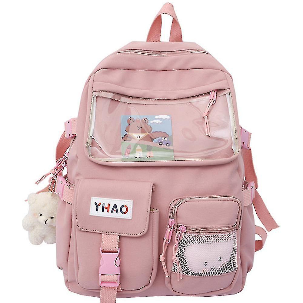 Mochila Huoguo Cartoon Transparente Impermeable Para Adolescentes - Venta Internacional.