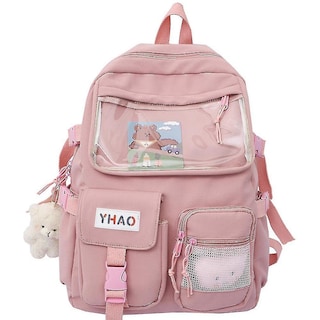 Foto 1 | Mochila Huoguo Cartoon Transparente Impermeable Para Adolescentes - Venta Internacional.
