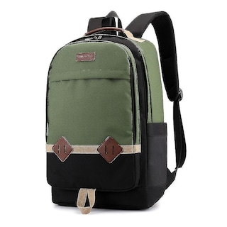 Foto 1 | Mochila Huoguo Cosida Impermeable Verde Escolar 31x16x47 Cm - Venta Internacional.