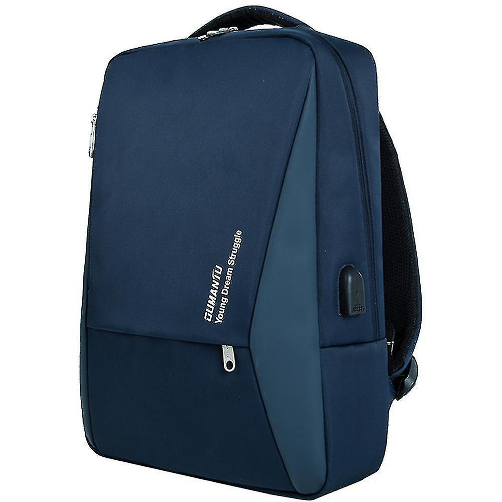 Mochila Huoguo Impermeable De Nailon Para Hombre, Casual Con Puerto Usb - Venta Internacional.