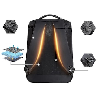 Foto 2 | Mochila Huoguo Impermeable De Nailon Para Hombre, Casual Con Puerto Usb - Venta Internacional.