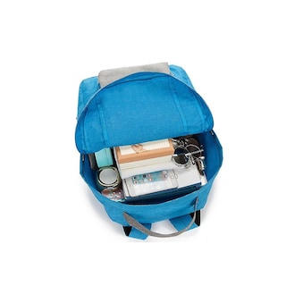 Foto 4 | Mochila Huoguo Travel Hombro Plegable Portátil Azul 32x14x - Venta Internacional.