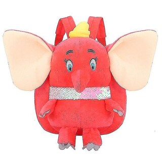 Foto 3 | Mochila Huoguo De Peluche Rojo Para Niños De 2 A 4 Años - Venta Internacional.