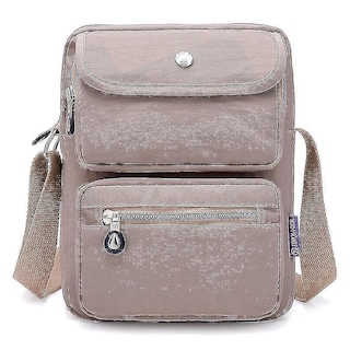 Foto 3 | Mochila Huoguo Con Un Solo Hombro Para Mujer, Nailon Negro - Venta Internacional.
