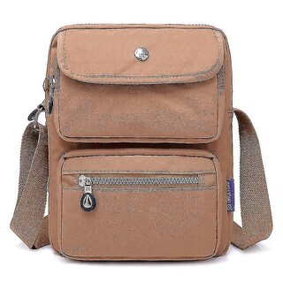 Foto 4 | Mochila Huoguo Con Un Solo Hombro Para Mujer, Nailon Negro - Venta Internacional.