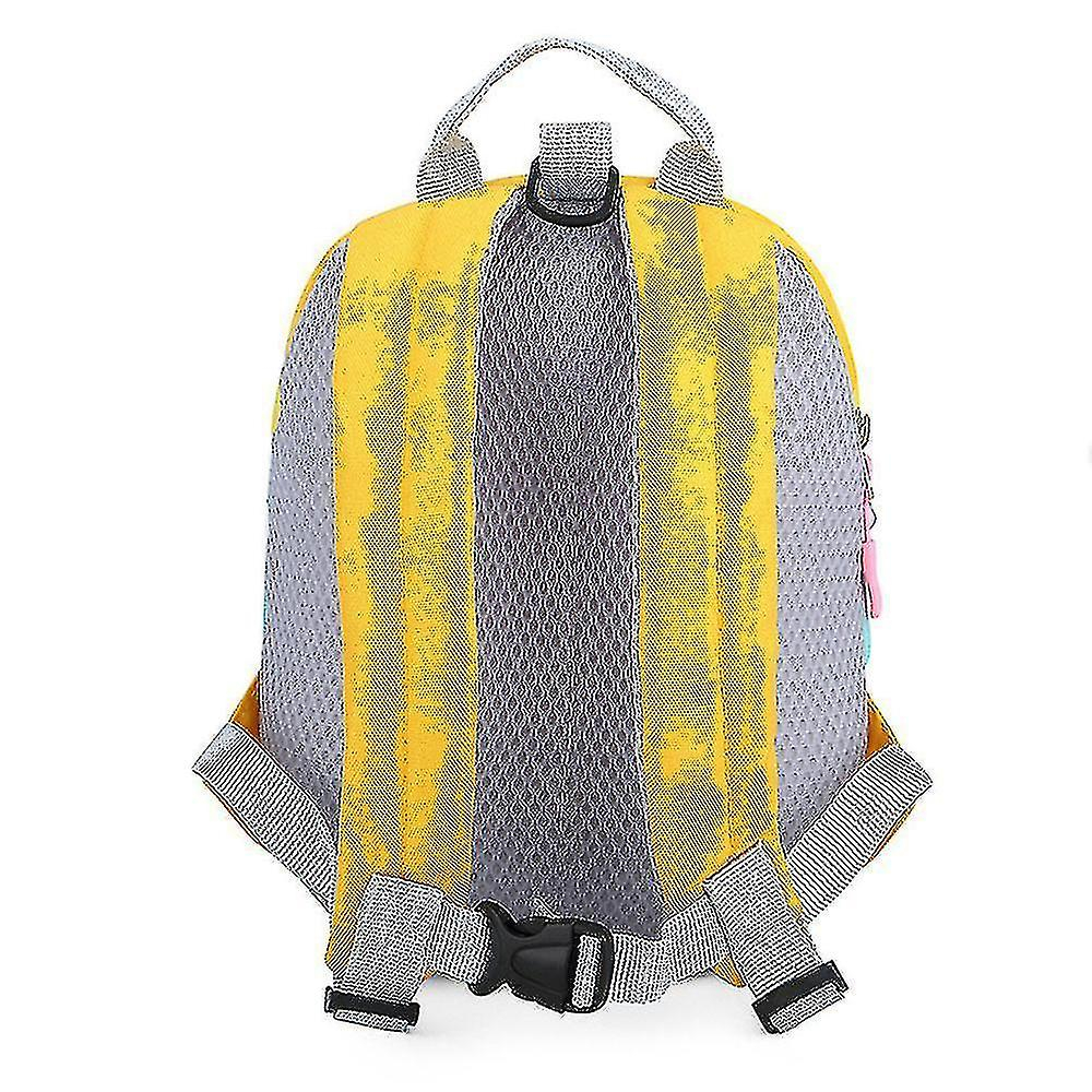 Foto 3 pulgar | Mochila Huoguo Kindergarten School Unicorn Yellow Nylon - Venta Internacional.