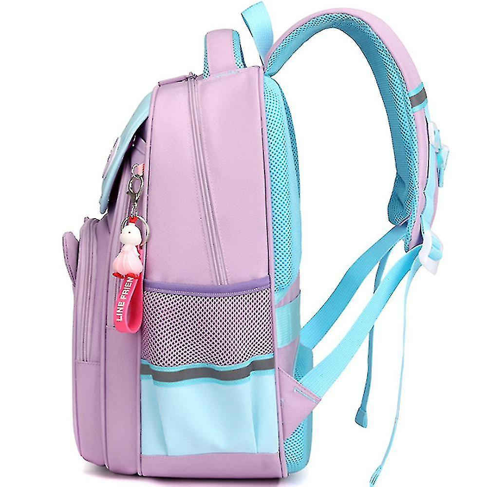 Foto 4 | Mochila Impermeable Huoguo Cartoon Para Niña De Primaria - Venta Internacional.