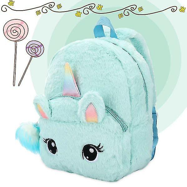 Foto 3 pulgar | Mochila Huoguo, Bolsa Escolar Con Dibujos Animados De Unicornios Para Niños - Venta Internacional.