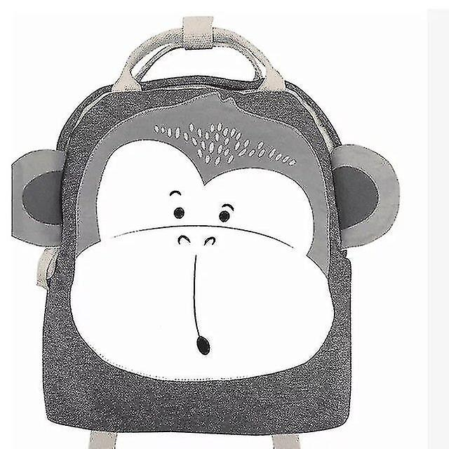 Foto 5 pulgar | Mochila Huoguo Monkey Para Niños Pequeños, Mochila Escolar De 30 X 25 X 10 Cm - Venta Internacional.