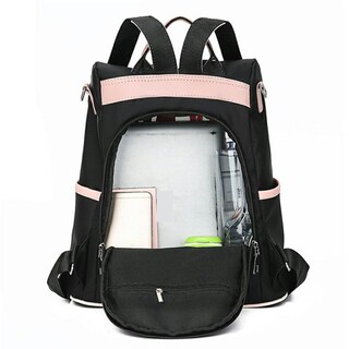 Foto 2 | Mochila Genérica Impermeable Superfuerte Para Mujer Negra - Venta Internacional.