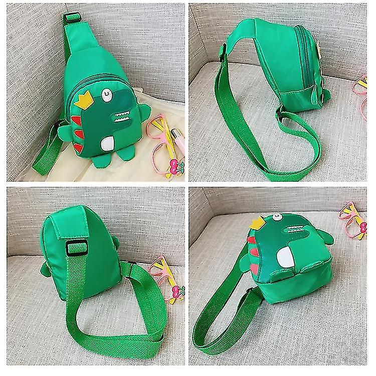 Foto 5 pulgar | Mochila De Tela Oxford Con Dibujos Animados De Dinosaurios Huoguo Para Niños - Venta Internacional.