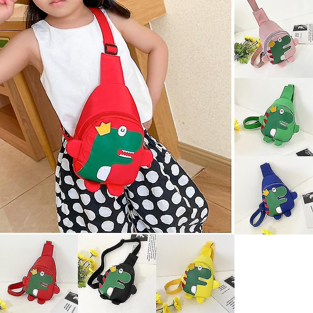 Foto 6 pulgar | Mochila De Tela Oxford Con Dibujos Animados De Dinosaurios Huoguo Para Niños - Venta Internacional.